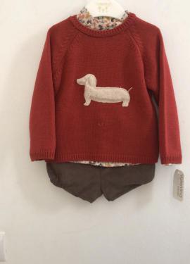 Conjunto niño perrito de valentinabebes